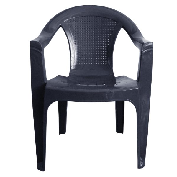 Πολυθρόνα "ERMIS" πλαστική σε χρώμα μπλε 58x58x79