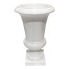 FIBERGLASS ΒΑΖΟ ΑΜΦΟΡΕΑΣ ΛΕΥΚΟ - Y78cm 1/KIB