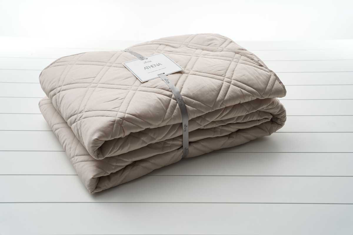 ATHENA-303 ΚΟΥΒΕΡΛΙ ΥΠΕΡ 230Χ270 ΡΕΛΙ BEIGE - MΠEZ