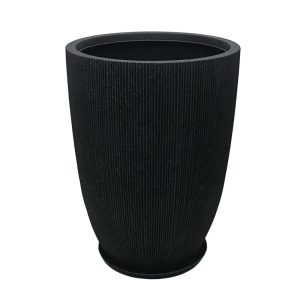 POLYRESIN ΚΑΣΠΩ ΜΕ ΠΙΑΤΟ ΜΑΥΡΟ ΓΡΑΝΙΤΗ ΡΙΓΩΤΟ ΜΑΚΡΥ ΜΕΓΑΛΟ - Φ44x57.5cm