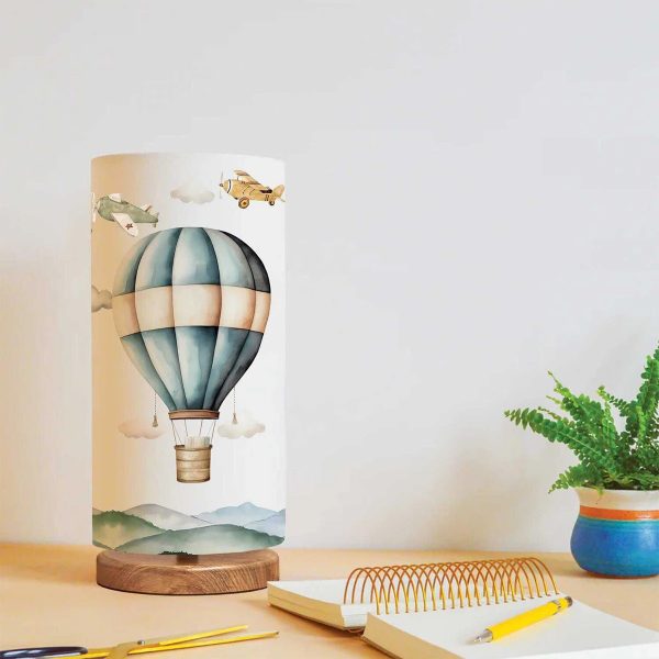 GloboStar® BALLON 204-0145 Παιδικό Eπιτραπέζιο Φωτιστικό Φιγούρα Μονόφωτο 1 x E27 IP20 Πολύχρωμο Ύφασμα - Μ15 x Π15 x Υ30cm
