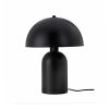 GloboStar® GASCO 204-0146 Μοντέρνο Eπιτραπέζιο Φωτιστικό Μονόφωτο 1 x E27 IP20 Μαύρο Μέταλλο - Μ25 x Π25 x Υ35cm