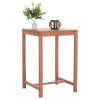 ΤΡΑΠΕΖΙ ΜΠΑΡ ΤΕΤΡΑΓΩΝΟ PRESSCOT HM18113 ΞΥΛΟ TEAK ΣΕ ΦΥΣΙΚΟ 70x70x105Υεκ.