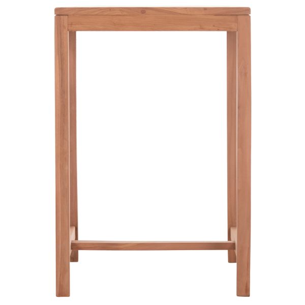 ΤΡΑΠΕΖΙ ΜΠΑΡ ΤΕΤΡΑΓΩΝΟ PRESSCOT HM18113 ΞΥΛΟ TEAK ΣΕ ΦΥΣΙΚΟ 70x70x105Υεκ.