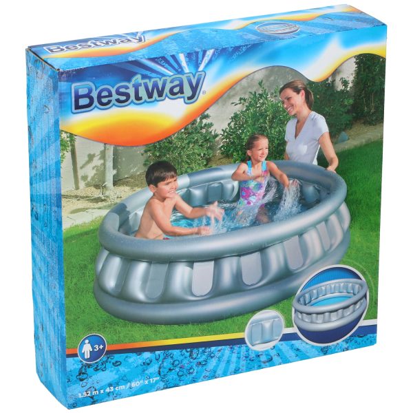 Φουσκωτή Πισίνα Ασημί 152x43cm BESTWAY